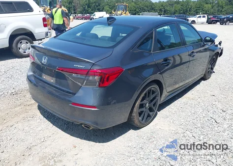 2023 Honda Civic Sport из США, поврежденный, VIN 2HGFE2F58PH558597